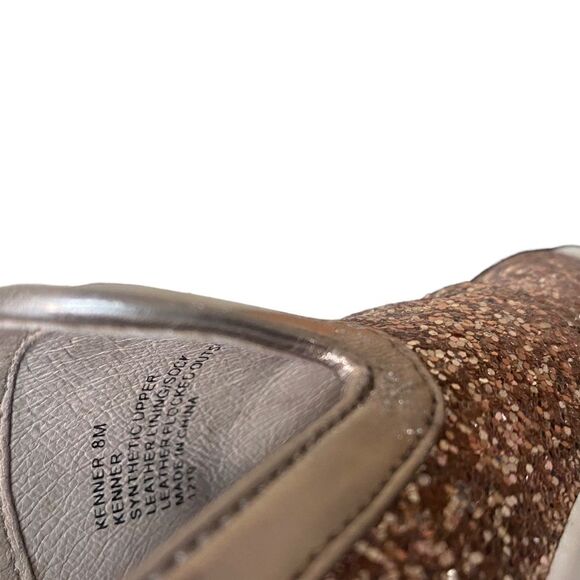 Steve Madden Kenner Rose Gold glitter loafers - Picture 4 of 7